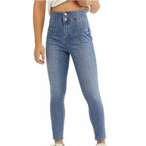 -NWT- Free People Jayde High Rise Skinny Jeans 27